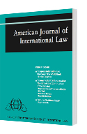 A 3D model of an issue of the American Journal of International Law