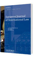 A 3D model of an issue of the European Journal of International Law