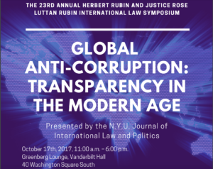 A picture of the Global Anti Corruption: Transparency in the Modern Age poster